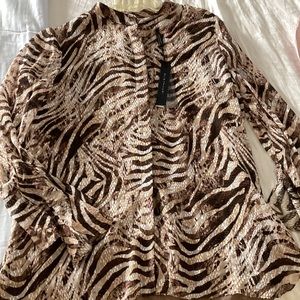 Ellie Tahari Chana blouse M